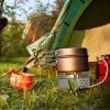 12000W Portable Camping Stove With Cassette Adapter Windproof Igniter Outdoor Camping Backpacking Burner with Carrying Case