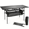 Folding Camping Table,Increase in height 24x16 inch Lightweight Fold Up Tables