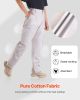 VEVOR FR Pants for Men Flame-Resistant Cargo Pants Multi-Pockets XXL Size Gray