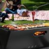 Portable BBQ Barbecue Grill Foldable Charcoal Grill Camping Hiking Outdoor