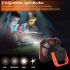 Portable Hanging Lantern Tent Fan 10000mAh Battery Power, USB Rechargeable, 4 Light, 3 Wind Modes, Emergency Power Bank