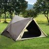 Outsunny Camping Tent, Easy Setup for 2-3 People, Ventilation Windows, Travel Bag Included
