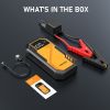 5000A Car Jump Starter, Gas or Diesel, Portable Power Bank, LED Flashlight, 12V Jumper Box, 10 Protections Built-in
