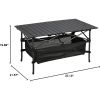 Lightweight, Aluminum Folding Roll Up Table with Easy Carrying Bag for Indoor, Outdoor, Camping, BBQ