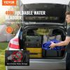 VEVOR 105.7 Gallon Water Storage Bladder, Water Tank, 1000D Blue PVC Collapsible Water Storage Containers, Large Capacity Soft Water Bag