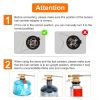 12000W Portable Camping Stove, Cassette Adapter Windproof Outdoor Backpacking Burner, Carrying Case, Igniter for Outdoors