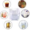 Portable 5L Water Bag with Handle, Storage Container, Jug Bottle For Outdoor Travel Camping; Foldable for Empty Storage