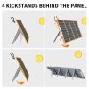 FlashFish 300W Power Station &100W Foldable Solar Panel, Li-Ion Battery Bank With AC-USB-DC Outputs