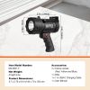 Rechargeable Spotlight Flashlight, 200,000 Lumens, IP67 Waterproof Handheld LED, Lantern