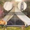 Outsunny 10-Person Yurt Tent  Bell Tent, Spacious Interior, Breathable Waterproof Design, for Family Outdoor Camping, 16' x 16' x 10'