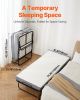 VEVOR 31 in x 75 in Folding Bed with 5 in Mattress, Twin Size, Grey, for Adults, Guest