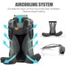 60L Outdoor hiking backpack with internal frame, including rain cover, cyan (Amazon Shipping)(Prohibited by WalMart)(No shipment on weekends)