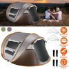 5-8 Person Pop Up Tent Instant Setup Camping Tent Waterproof with 4 Mosquito Net Windows Carrying Bag for Hiking Outdoor