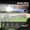 Rechargeable Spotlight Flashlight, 200,000 Lumens, IP67 Waterproof Handheld LED, Lantern