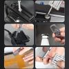 Heavy-Duty 304 Stainless Steel Multi-Tool: 13 Essential Functions Including Locking Knife, Screwdrivers & Wire Cutters for Survival