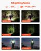 Rechargeable Flashlight High Lumens LED Flashlight with 6 Modes IP66 Waterproof
