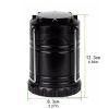 1pc Portable Solar Camping Tent Light, Bright Lamp, Lantern, Flashlight; Retractable Emergency Lighting, Camping Light Lantern