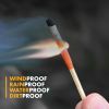 Waterproof Windproof Relight Submersible Matches For Camping Hiking Outdoor Survival, Wax Infused Natural