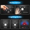 Motion Sensor LED Zoomable Headlamp Flashlight Outdoor Emergency with 3 Lighting Modes