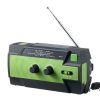 VEVOR Emergency Weather Radio, 4000mAh Battery, FM-AM-WB-NOAA  Alert Solar Hand Crank Emergency Radio, USB Charging Cable