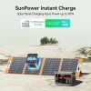 FF Flashfish E103 300W Portable Power Station, 179.2Wh LiFePO4 Battery Pack, Solar Generator With 300W (600W Surge) AC Outlets