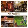 Firewood Carrier Bag with Handle, Durable Wear-Resistant Fireplace Logs Holder, Side Opening Wood Storage Carrying Bag