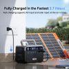 Flashfish 230.4Wh LiFePO4 300W (Peak 600W) Solar generator AC Outlets Portable Power Station, Power Bank