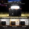 Flashfish FL9-A Multi-function Bluetooth Speaker | 56Wh Power Bank | Camping Light, 360° Surround Sound, USB-C, Bluetooth 5.0