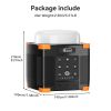 Flashfish FL9-A Multi-function Bluetooth Speaker | 56Wh Power Bank | Camping Light, 360° Surround Sound, USB-C, Bluetooth 5.0