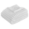 Fleece Throw Blanket Super Soft Lightweight Plush Warm 50x60 Inch White