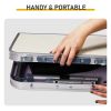 Outdoor Folding Camping Table, 2ft Portable Table 3 Adjustable Heights
