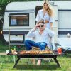 Portable Foldable Barbeque Grill for Outdoor, Lightweight