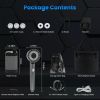 Portable Shower for Outdoors-IPX7 6000mAh Rechargeable Pump-Filtered Shower Head with 20L Bucket