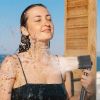 Portable Shower for Outdoors-IPX7 6000mAh Rechargeable Pump-Filtered Shower Head with 20L Bucket