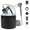 Portable Shower for Outdoors-IPX7 6000mAh Rechargeable Pump-Filtered Shower Head with 20L Bucket