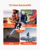Survival First Aid Kit 250 Pieces Emergency Medical Trauma Bag for Camping Home