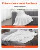 Fleece Throw Blanket Super Soft Lightweight Plush Warm 50x60 Inch White