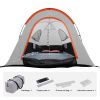 VEVOR Truck Bed Tent, 5.5'-6' Pickup Truck Tent with Rain Layer and Carry Bag, Waterproof PU2000mm Double Layer Truck Tent for Camping