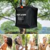 20L or 40L Outdoor Portable PVC Shower Bag Water Bag; Camping Hiking Backpacking