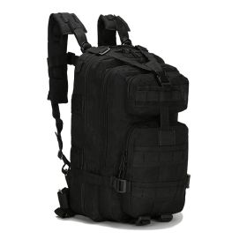 Outdoor Tactical Bag Camping Sports Hiking Backpack EDC (Color: Black)
