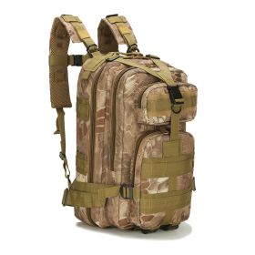 Outdoor Tactical Bag Camping Sports Hiking Backpack EDC (Color: Python Mud Color)