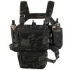 Chest Rig Molle Modular Micro Fight Chest Rigs Adjustable & Detachable with 5.56/7.62 Magazine Pouch