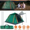4-5 Person Pop-Up Camping Tent, Instant Setup Family Tent with 2 Mosquito Nets Windows, Portable for Hiking, Backpacking & Outdoor Adventures
