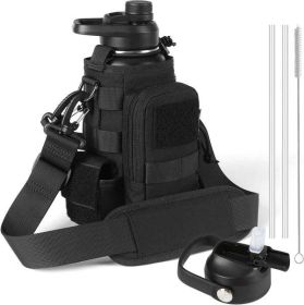 Votagoo Tactical Water Bottle-32 Oz (Color: Black)