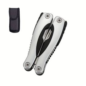 "Outdoor Multi-Function Pliers - Complete Camping/Hiking Tool with Protective Sheath" (Color: Silvery camping outdoor special)