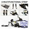 1-Pack Auto Lock Ratchet Tensioner - Telescopic Binding Strap