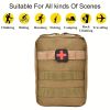 Outdoor Multifunctional MOLLE Attachment Emergency Medical Kit, Outdoor Survival First Aid Kit