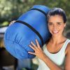 3 People Sleeping Bag, Lightweight Water Resistant Cotton Liner Cold Warm Weather 3 Season w/ Sack