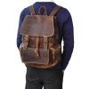 The Hagen Backpack, Vintage Leather Backpack