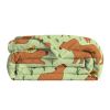 Soft and Fluffy Flannel Throw, with Cute Bird and Capybara Pattern, Can be used Outdoors, Camping, or Indoors. 3 Sizes